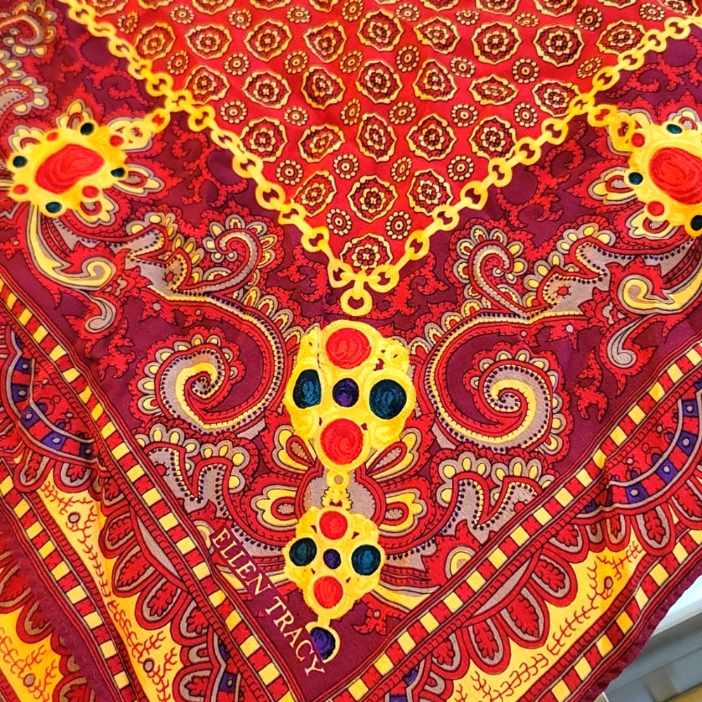 Ellen Tracy Silk Scarf